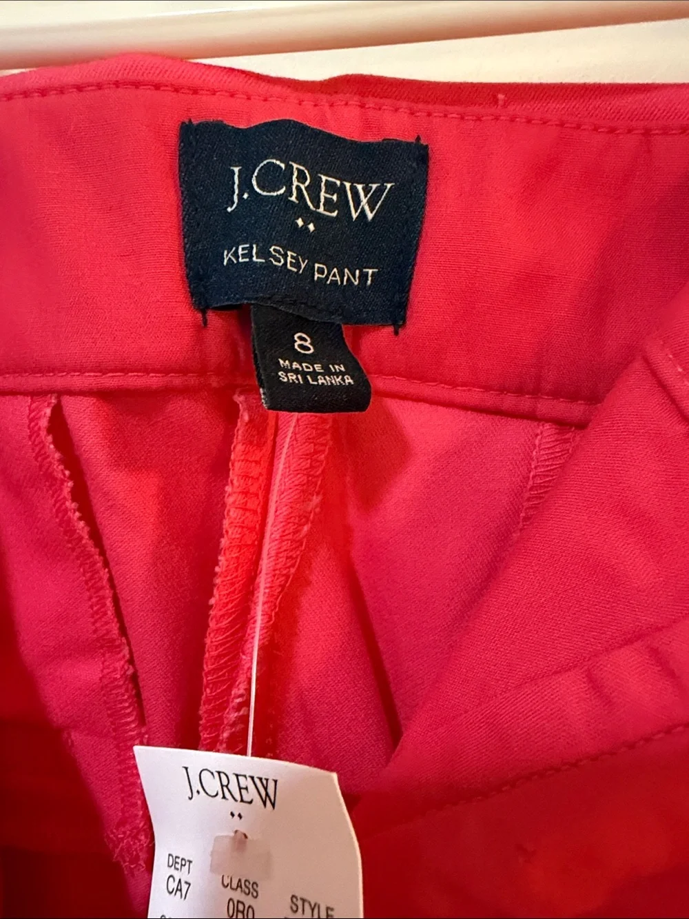 J. Crew Vibrant Pink Boot-Cut Pants